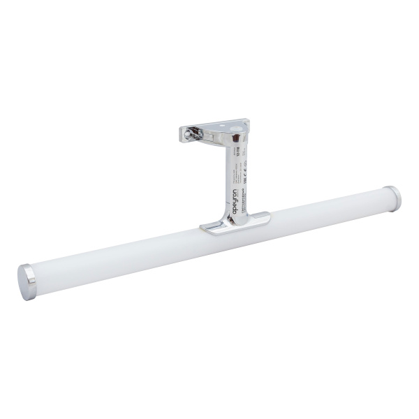 12-118 Светодиодный светильник для зеркальной подсветки. Молочный рассеиватель с хромированными насадками. 220В, SMD 2835, 6ВТ, 540ЛМ, 4000... APEYRON