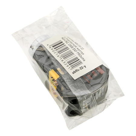 Кнопка ABLFS-22 с подсветкой желтая NO+NC 230В PROxima EKF