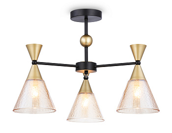 Подвесной светильник TR3169/3 BK/GD черный/золото E27/3 max 60W D580*380 Ambrella Light