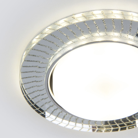 Встраиваемый точечный светильник со св/д подсветкой 1*GX53 4200К прозрачный IP20 (a045484) Elektrostandard