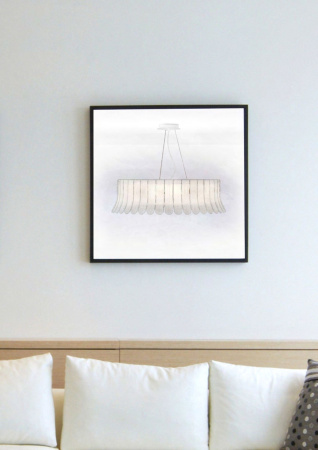 Подвесной светильник 36Вт 4000K Белый IP20 Degas MOD341-PL-01-36W-W Maytoni