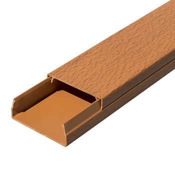 Кабель-канал бук 2-й замок в п/э 40х16 мм (30 м/уп) Промрукав