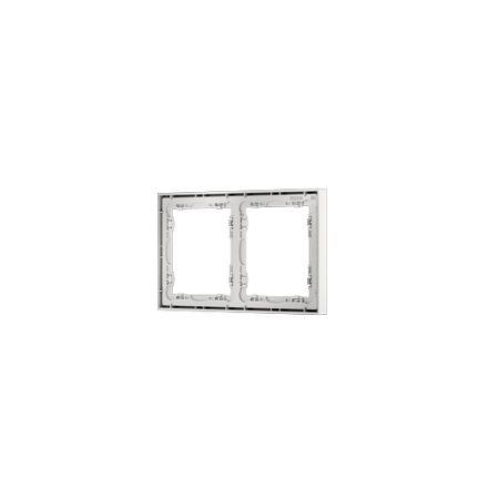 Рамка пластиковая Voltum S70 на 2 поста, (белый матовый)