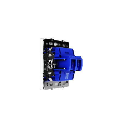 Розетка акустическая встраиваемая Voltum S70 4-местная, (белый матовый)