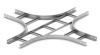Крестообразный разветвитель для лестничного лотка НЛО 600х50х3000, толщ. 1,2 мм, гор. цинк Ostec