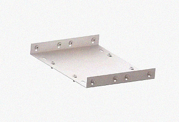 Соединитель лотковый замковый СЛЗ-500х200х1,5 УТ1,5, оцинкованный лист, S1,5