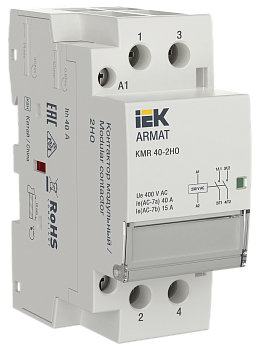 Контактор модульный KMR 40А 230В AC 2НО ARMAT IEK