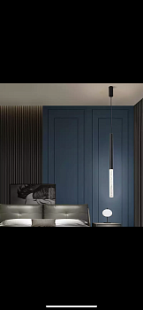 Светильник подвесной 5Вт черный 159х6 