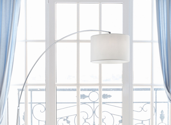 Торшер 1*E27 40Вт Хром IP20 Nevada Z329-FL-01-CH Maytoni