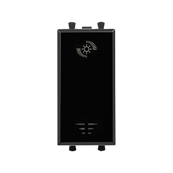 Диммер кнопочный модульный для LED ламп, "Avanti", "Черный квадрат", 1 модуль DKC