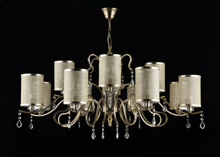 Люстра 12*E14 40Вт Бронза Антик IP20 Faust FR2300-PL-12-BZ Freya