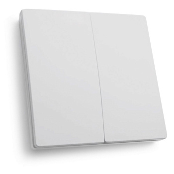 Выключатель беспроводной FERON, TM82 SMART, 230V, 500W, двухклавишный, белый