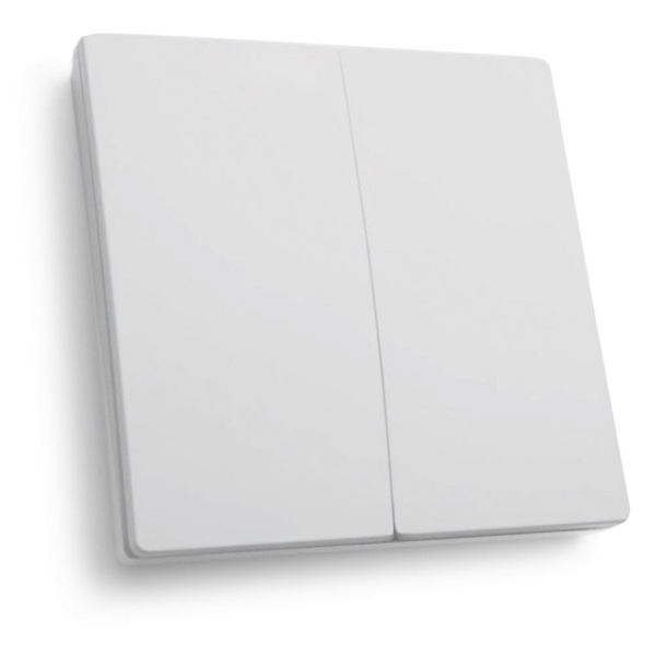 Выключатель беспроводной FERON, TM82 SMART, 230V, 500W, двухклавишный, белый