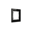 Рамка стеклянная Voltum S70 на 1 пост, (черный, стекло)