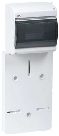 Панель для установки счетчика ПУ1/2-6 1-фазн. с боксом для автоматов модульных серий (6 мод.) с проз