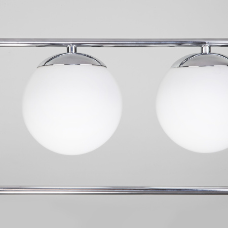 Подвесной светильник с плафонами 4*E27 60Вт хром IP20 Ringo (50089/4 хром) Eurosvet