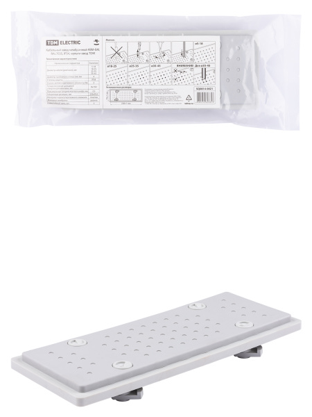 Кабельный ввод мембранный КВМ-БМ, RAL7035, IP54, мульти-ввод TDM