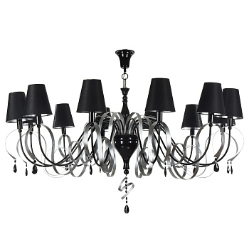 Люстра 12*E14 40Вт Черный и Хром IP20 Intreccio ARM010-12-R Maytoni