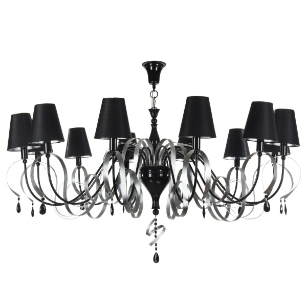 Люстра 12*E14 40Вт Черный и Хром IP20 Intreccio ARM010-12-R Maytoni