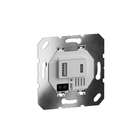 Donel USB зарядное устройство, 3.1A тип A,С белый