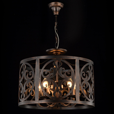 Подвесной светильник 5*E14 60Вт Коричневый IP20 Rustika H899-05-R Maytoni