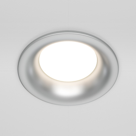 Встраиваемый светильник 1*GU10 50Вт Серебро IP20 Downlight DL027-2-01-S Technical Maytoni