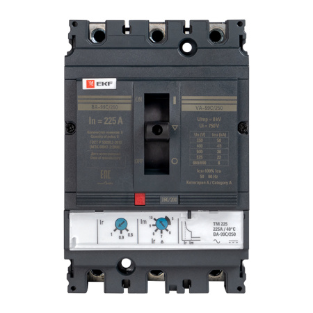 Выключатель автоматический ВА-99C (Compact NS) 250/225А 3П 45кА EKF PROxima