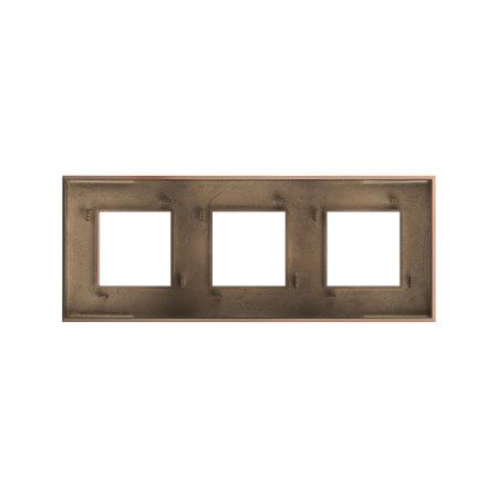 Рамка "Avanti", "Золотистый жемчуг", 3 поста (6 мод.) DKC