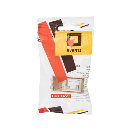 Адаптер для Keystone, "Avanti", "Ванильная дымка", 1 модуль DKC