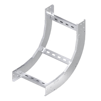 Угол лестничный вертикальный внутренний 90 градусов 150х400, R600, цинк-ламельный DKC