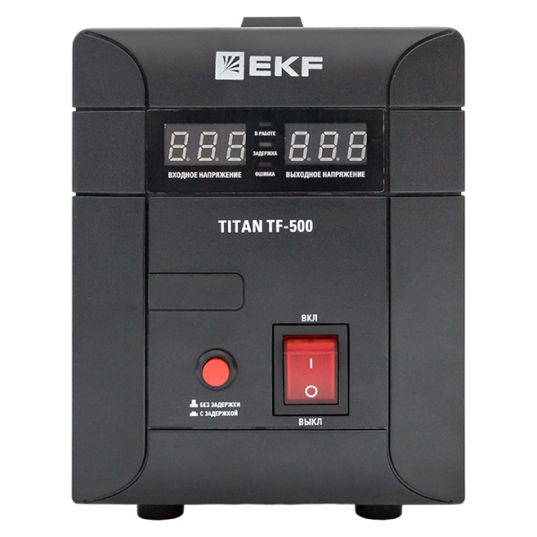 Стабилизатор напряжения электронный напольного исполнения модернизированый TITAN -TF-500 EKF
