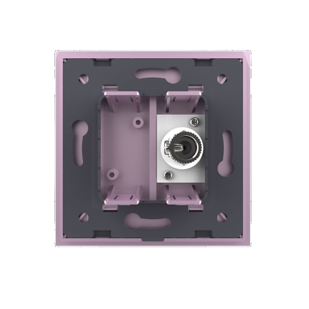 Розетка ТВ Розовая Livolo