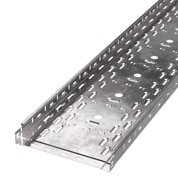 Лоток перфорированный Стандарт 300х50х3000 (0,8 мм) (6 м/уп) Промрукав