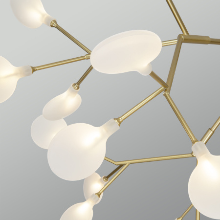 Умный потолочный светильник 45*G4 3Вт перламутровое золото IP20 Foglia (344 золото / белый) Bogate's