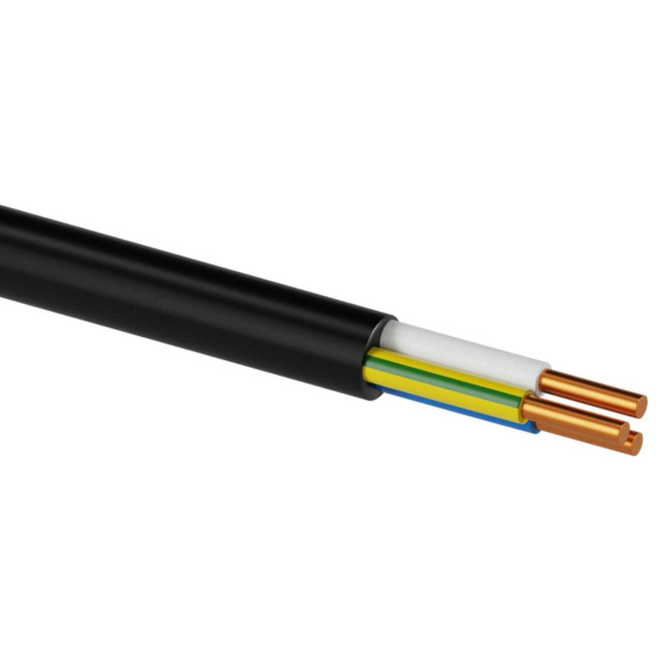 Кабель медный силовой ВВГ-П нг (А)-LS-LTx 3х2,5 круглый ТРТС