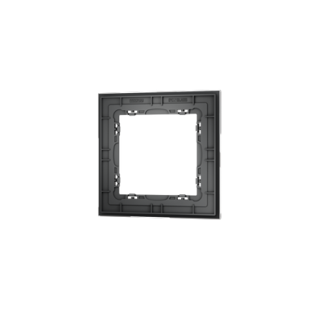 Рамка стеклянная Voltum S70 на 1 пост, (графит, стекло)