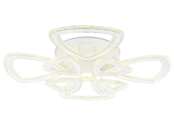 Светильник св/д потолочный упр. FA8863/4+4 WH белый 182W 3000K+6400K/3000K/6400K/4200K+4200K 740*740*130 (ПДУ РАДИО 2.4G) Ambrella Light