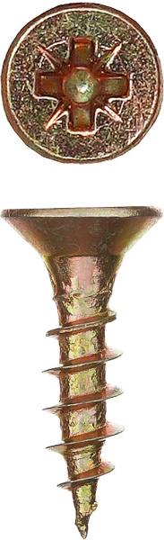 Саморезы СУ-Ж универсальные, 20 х 5.0 мм, 45 шт, желтый цинк, ЗУБР