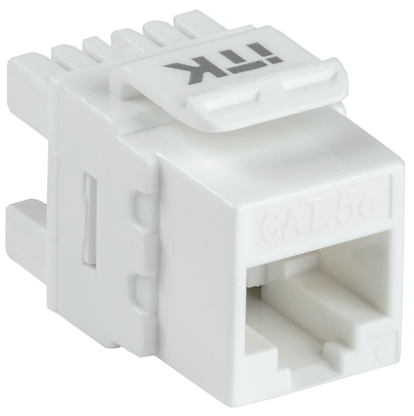 ITK Модуль Keystone Jack кат.5E UTP 110 IDC 180град