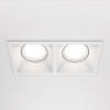 Встраиваемый светильник 2*GU10 50Вт Белый IP20 Downlight DL029-2-02W Technical Maytoni