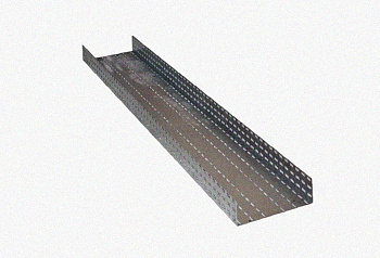 Лоток перфорированный ЛМ 500х150х2000 УТ1,5, оцинкованный лист S1,5