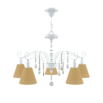 Люстра 5*E14 40Вт Матовый Белый IP20 Provence 13 E4-05-WM-LMP-O-23-CRL-E4-05-CH-DN Maytoni