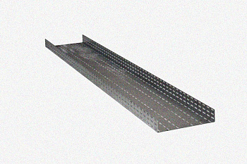 Лоток глухой ЛМГ 50х50х2000 УХЛ1, оцинкованный лист, S1,2