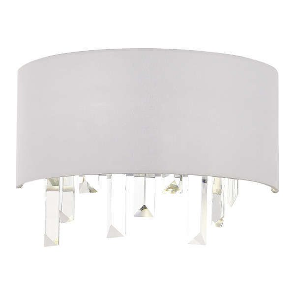 Бра Хром/Белый E14 2*40Вт SLE1120-101-02 EVOLUCE