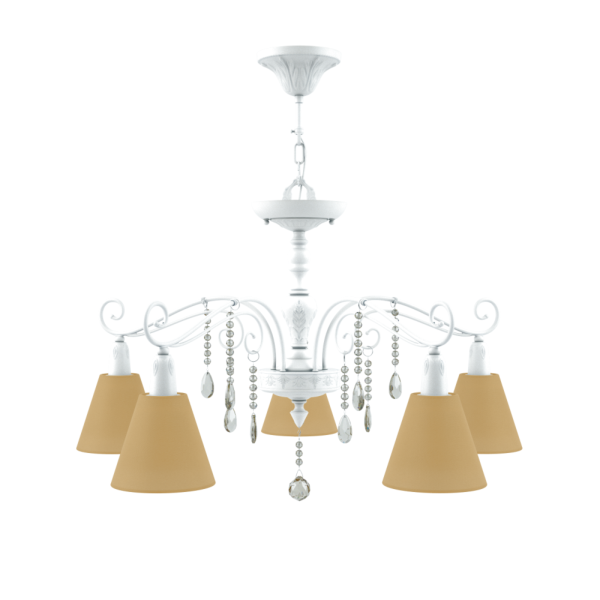 Люстра 5*E14 40Вт Матовый Белый IP20 Provence 13 E4-05-WM-LMP-O-23-CRL-E4-05-CH-DN Maytoni