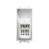 Компьютерная розетка RJ-45 модульная, кат.5е, "Avanti", "Белое облако", 1 модуль DKC Компьютерная розетка RJ-45 модульная, кат.5е, "Avanti", "Белое облако", 1 модуль DKC