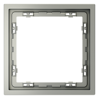 Рамка пластиковая Voltum S70 на 1 пост, (сталь)
