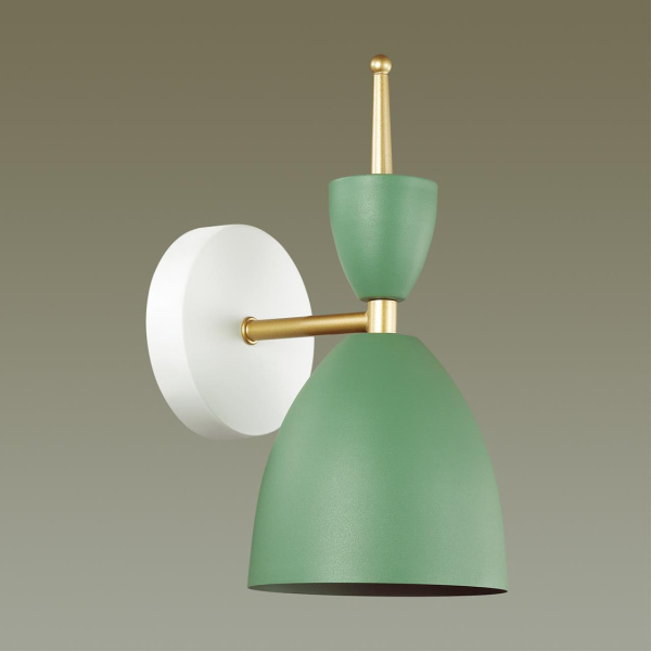 Бра E27 1*60W 220V GEMMA зеленый,золото LUMION