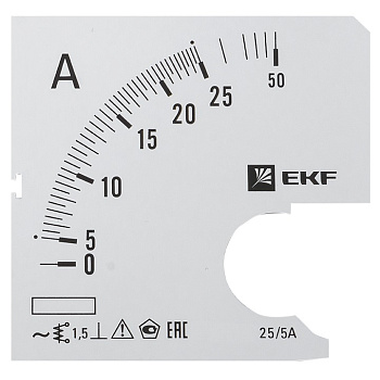 Шкала сменная для A961 25/5А-1,5 PROxima EKF