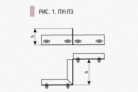 Соединитель-переходник замковый ПУгЛЗ 150х50 УТ1,5, оцинкованный лист S1,0